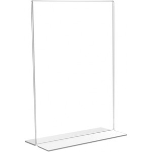 BLUEPRINT SIGN HOLDER DOUBLE SIDED ACRYLIC 3.0mm - A4 PORTRAIT