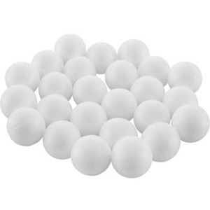 POLYSTYRENE BALLS 50MM 25 PER BAG