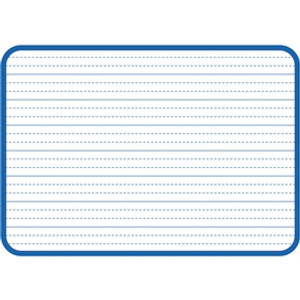 Vision Chart Dotted Thirds / Plain Double Sided Framed Whiteboard Magnetic A4