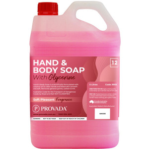 Provada Pink Hand & Body Soap with Glycerine 5L (HS5L)