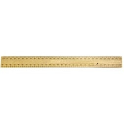 Wooden Ruler 30cm / 300mm