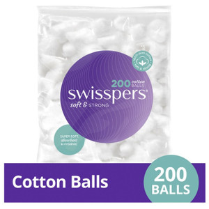 Swisspers Cotton Balls 200 Pack