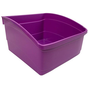 Plastic Large Book Tub - Purple