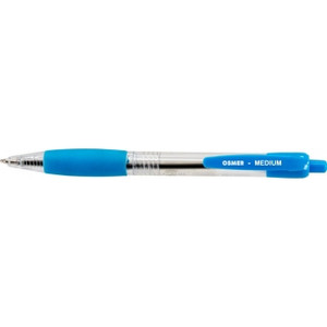 OSMER RETRACTABLE BALLPOINT PENS Blue, Each