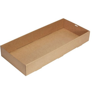 Catering Tray Kraft No. 3 558 x 252 x 80 mm Carton of 50