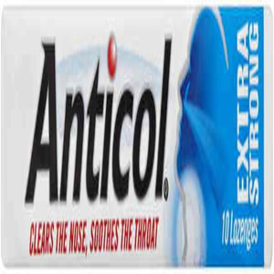 ALLENS ANTICOL MEDICATED THROAT LOZENGES EXTRA STRONG 10PK (Carton of 36)