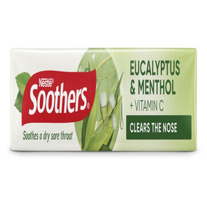 ALLENS SOOTHERS EUCALYPTUS AND MENTHOL MEDICATED LOZENGES 40GM (Carton of 36)