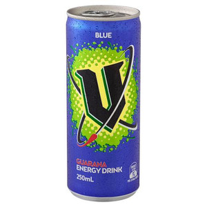 V ENERGY DRINK BLUE CAN 250ML