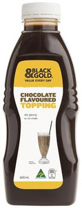 BLACK & GOLD CHOCOLATE TOPPINGS 600ML