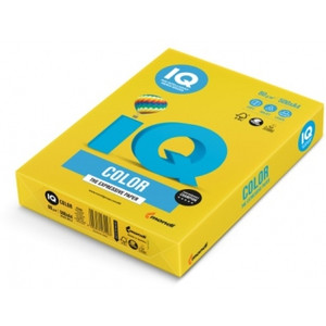MONDI IQ IG50 A4 COLOURED PAPER 80GSM REAM 500 Tera Yellow (Mustard)