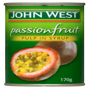 JOHN WEST PASSIONFRUIT PULP 170GM