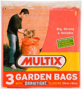 MULTIX GARDEN BAGS DRAWTIGHT 12CM X 8CM 3S