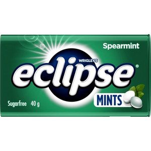 WRIGLEYS ECLIPSE MINT SPEARMINT 40GM (Carton of 12)