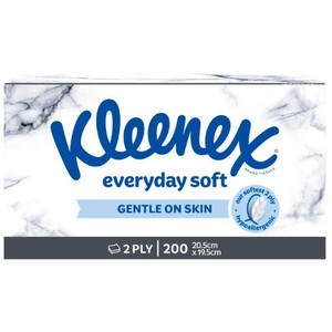 KLEENEX EVERYDAY FACIAL TISSUES 200S