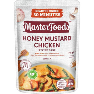 MASTERFOODS CHICKEN & HONEY MUSTARD RECIPE BASE 175GM