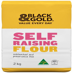 BLACK & GOLD SELF RAISING FLOUR 2KG