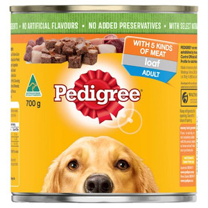 PEDIGREE FIVE KINDS OF MEAT DOG FOOD 700GM