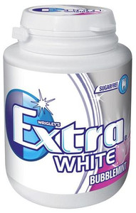 WRIGLEYS EXTRA BUBBLEMINT GUM BOTTLE 64GM