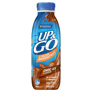 SANITARIUM UP&GO LIQUID BREAKFAST CHOCOLATE ICE BOTTLE 500ML