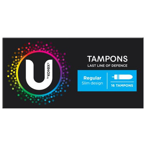 U BY KOTEX REGULAR TAMPONS 16S