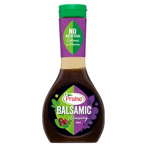 PRAISE BALSAMIC DRESSING 330ML