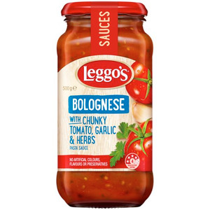 LEGGOS BOLOGNESE PASTA SAUCE 500GM