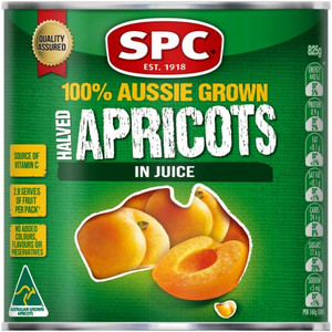 SPC APRICOT HALVES IN NATURAL JUICE 825GM