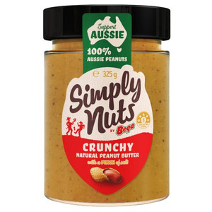 BEGA SIMPLY NUTS CRUNCHY PEANUT BUTTER 325GM