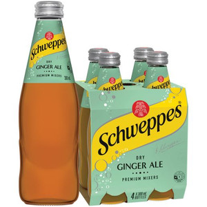 SCHWEPPES DRY GINGER ALE 4 PACK 4X300ML