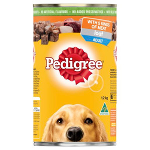 PEDIGREE FIVE KINDS OF MEAT DOG FOOD 1.2KG