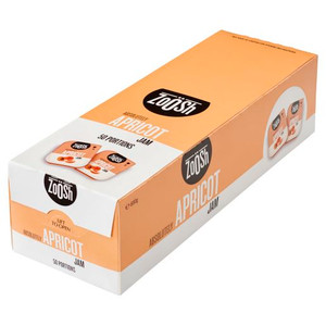 ZOOSH JAM APRICOT PORTIONS 13.6GM