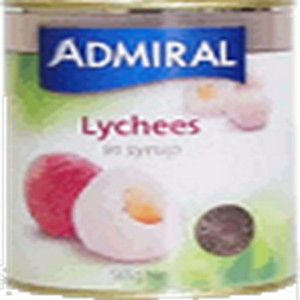 ADMIRAL LYCHEES IN SYRUP 565GM