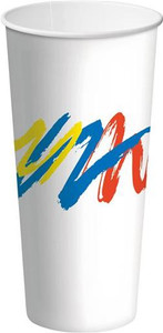 CAST AWAY CUP PAPER MILKSHAKE CARNIVALE 24OZ 800ML 25S (CA-MS24CV)