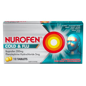 NUROFEN COLD AND FLU PE 12S