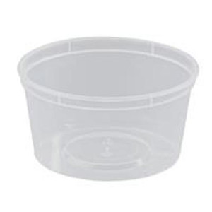 CAST AWAY ROUND PLASTIC CONTAINER 16OZ/440ML (CA-C16) 50S