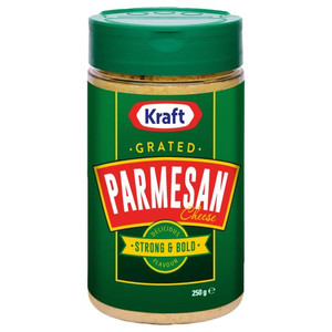 KRAFT CHEESE PARMESAN GRATED 250GM