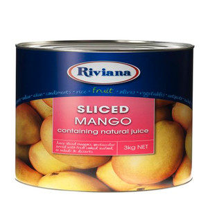 RIVIANA SLICED MANGO IN NATURAL JUICE 3KG
