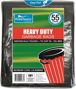 PRIMESOURCE GARBAGE BAG BLACK (CA-RGB004) 50S