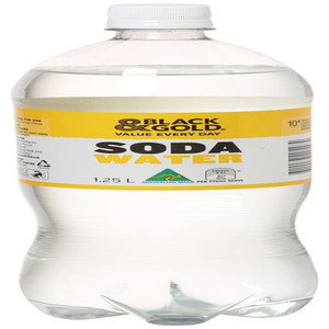 BLACK & GOLD SODA WATER 1.25L (Carton of 12)