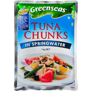 GREENSEAS TUNA CHUNKS IN SPRINGWATER 1KG