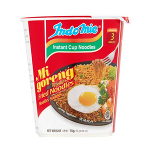 INDOMIE MI GORENG INSTANT NOODLES FRIED CUP 75GM (Carton of 12)