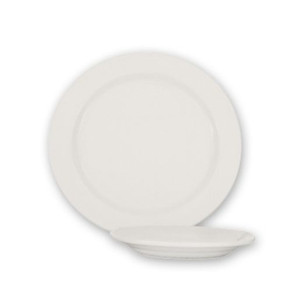 TRENTON WHITE ROUND PLATE 180MM (Carton of 6)