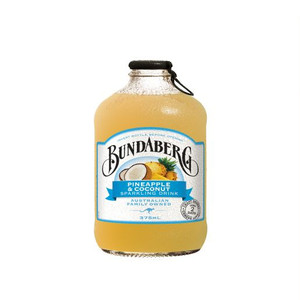 BUNDABERG PINEAPPLE COCONUT SOFT DRINK 375ML (Carton of 12)