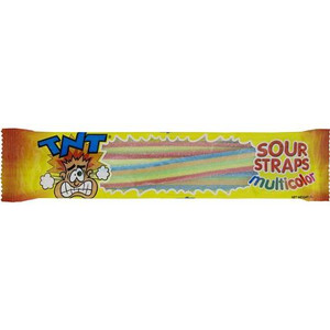AUST INT TRADER SOUR STRAP BLISTER 57GM (Carton of 18)