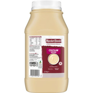 MASTERFOODS COLESLAW SALAD DRESSING 2.5KG