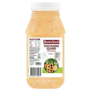 MASTERFOODS THOUSAND ISLAND SALAD DRESSING 2.5KG