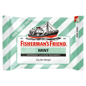 FISHERMANS FRND PEPPERMINT SUGAR FREE LOZENGES 25GM (Carton of 12)