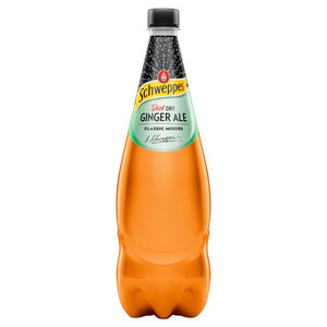 SCHWEPPES DIET DRY GINGER ALE 1.1L (Carton of 12)