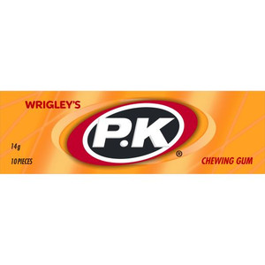 WRIGLEYS PK CHEWING GUM REGULAR SINGLES 14GM (Carton of 30)