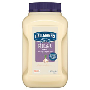 HELLMAN MAYONNAISE AIOLI 2.35KG